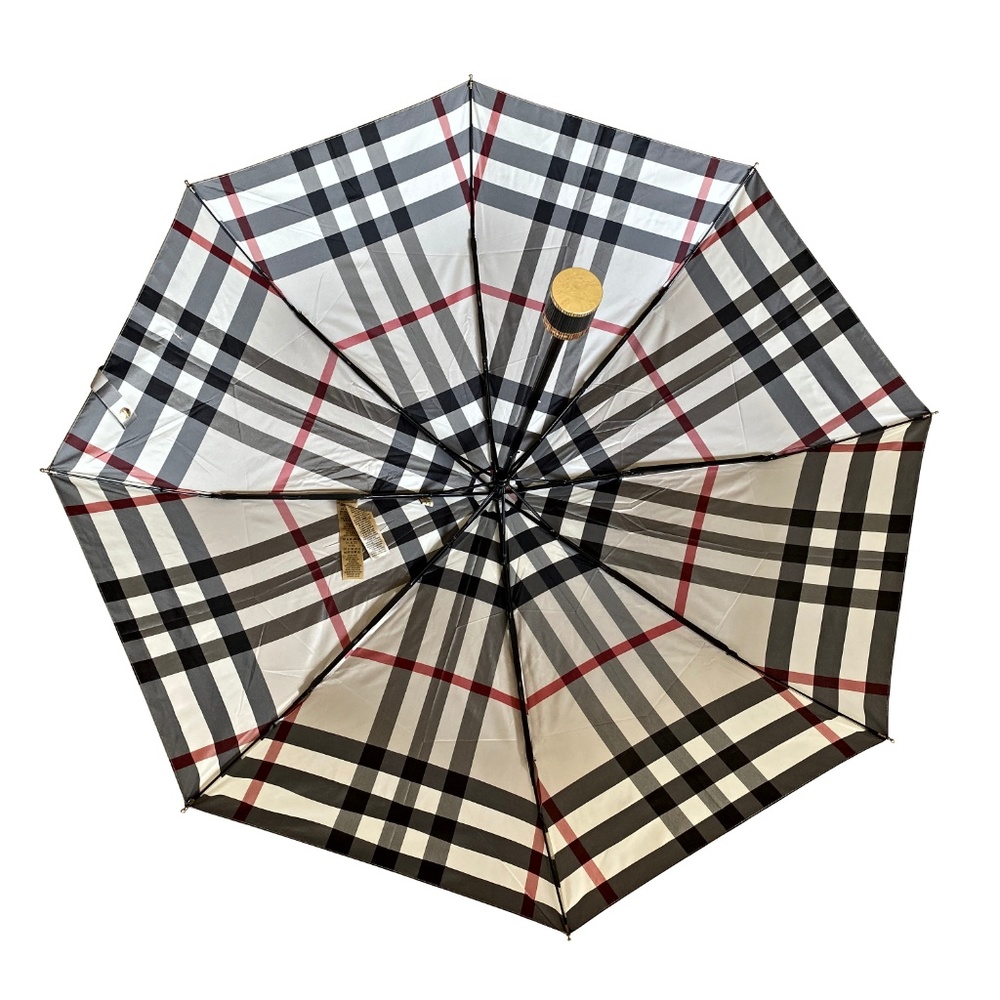 Burberry Trafalgar Check Folding Umbrella - Picture 6 of 8